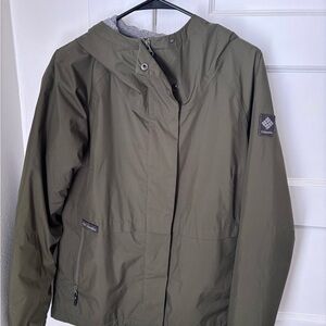 Columbia Women's Olive Green Hooded Jacket